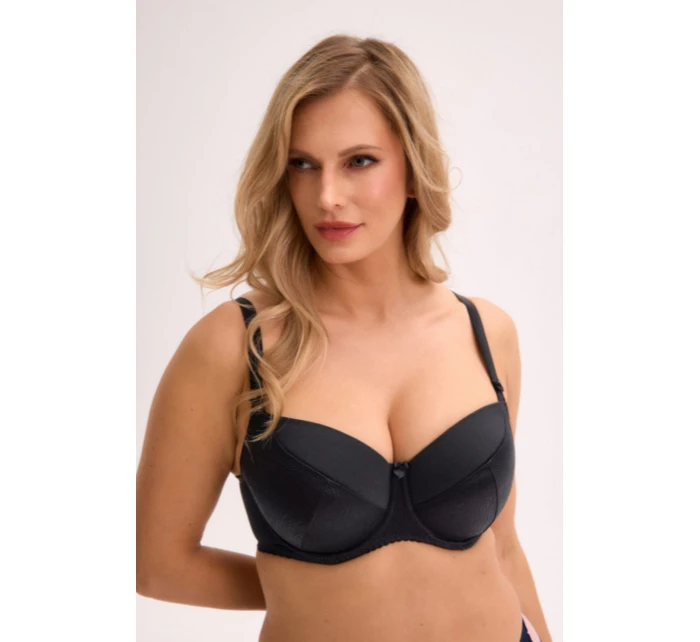 PODPRSENKA S PLNÝMI KOŠÍČKY KATE 3 ART.281 ČERNÁ