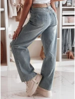 Dámské džínové kalhoty s otvory NOWISTA blue FashionStreet UY2426