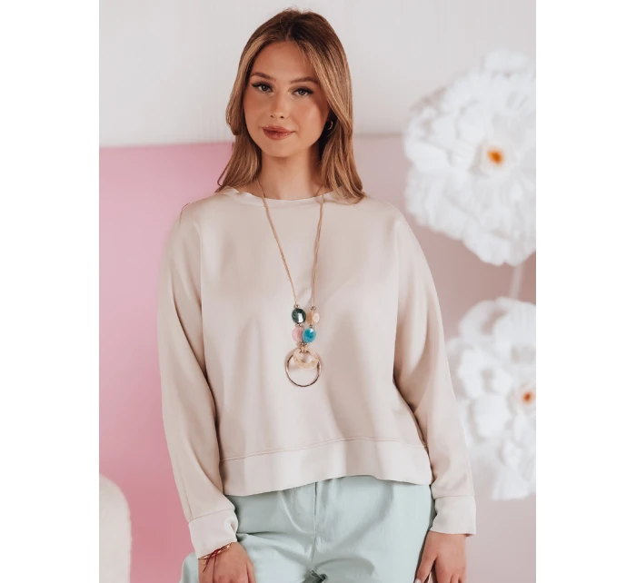 Dámská halenka oversize s přívěskem Dstreet model 21986119 - FashionStreet Dámská halenka oversize s přívěskem Dstreet model 21986119 - FashionStreet