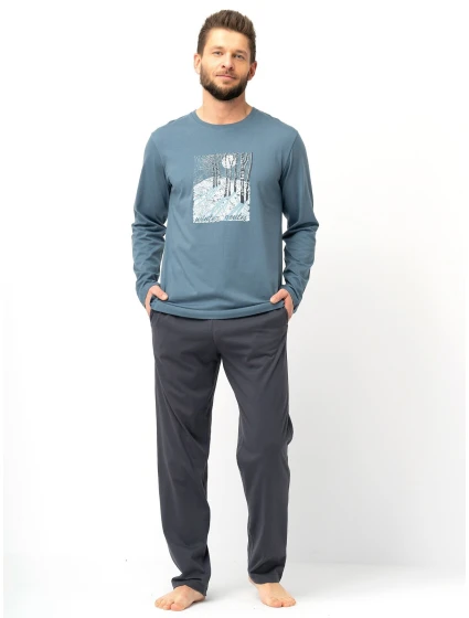 Pánské pyžamo MNS model 21299823 B25 délka/r M2XL - Key Pánské pyžamo MNS model 21299823 B25 délka/r M2XL - Key