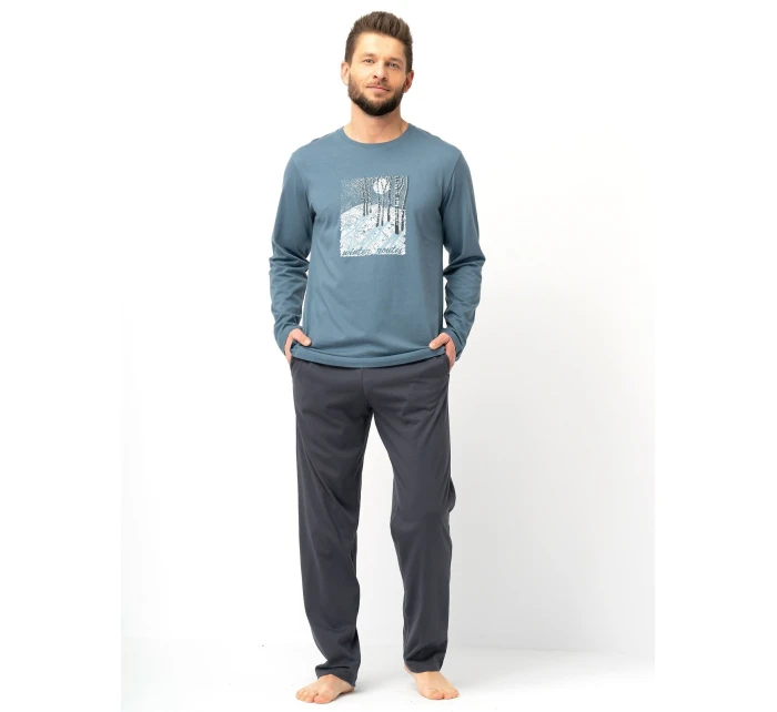 Pánské pyžamo MNS model 21299823 B25 délka/r M2XL - Key Pánské pyžamo MNS model 21299823 B25 délka/r M2XL - Key