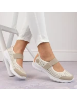 Pohodlná polobotka W béžová model 22033608 - Rieker