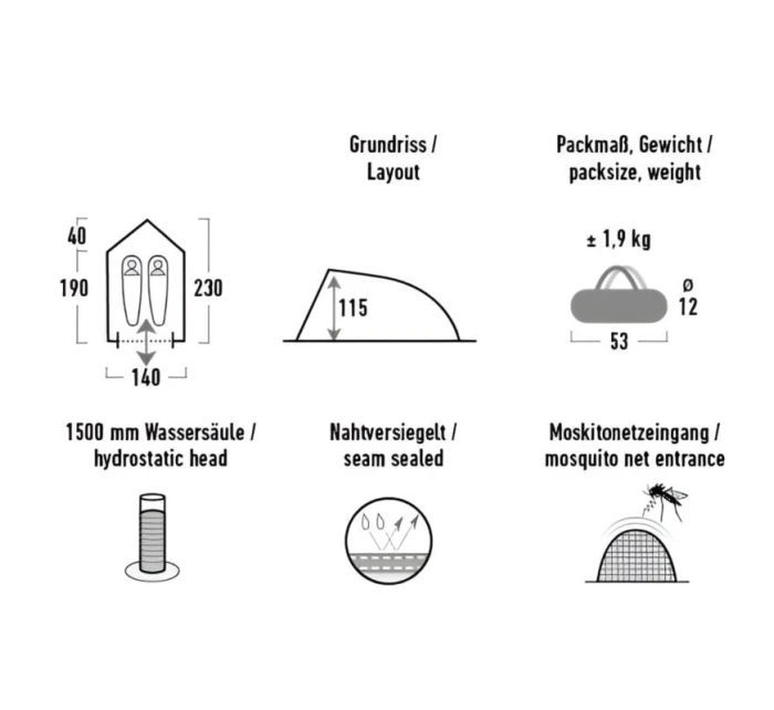 Spací pytel High Peak Frazer 200 20095