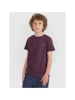 Dětské hladké tričko (SADA 2) 4F 4FJRAW25TTSHU3157-92S
