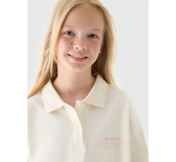 Hladký dívčí dlouhý rukáv 4F Junior 4FJRAW24TLONF438-11S