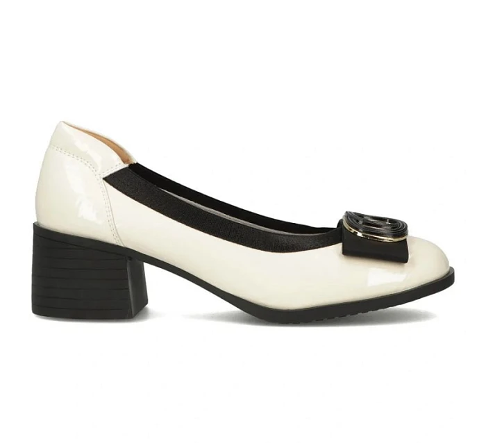 Béžové lakované lodičky Filippo DP6960