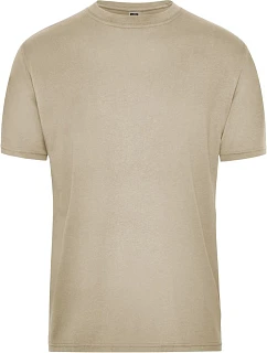 JN Pánské pracovní tričko z bio bavlny Solid 02. stone model 22415055 - Daiber