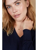 NEOBLU Sullivan Women Dámský svetr s výstřihem do V 24.3988 night blue NEOBLU Sullivan Women Dámský svetr s výstřihem do V 24.3988 night blue