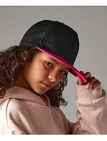 Beechfield B 615 Dětská 5 panelová kšiltovka "Snapback" 53.0615 black/surf blue Beechfield B 615 Dětská 5 panelová kšiltovka "Snapback" 53.0615 black/surf blue