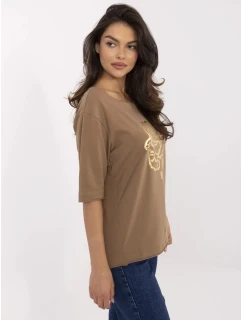 Bluzka CLM BZ model 21116866 jasny brązowy - FPrice