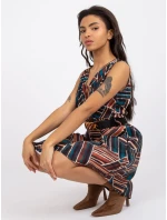 Šaty DHJ SK  černá a béžová model 17070510 - FPrice