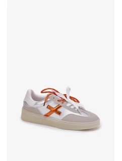 Dámské nízké sportovní boty – stříbrné Zelevelis