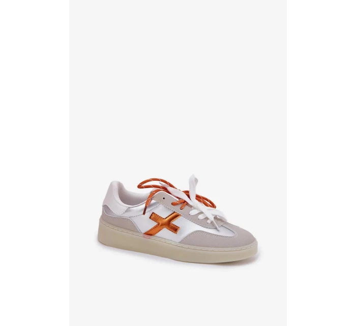 Dámské nízké sportovní boty – stříbrné Zelevelis Dámské nízké sportovní boty – stříbrné Zelevelis