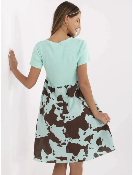 Dámské šaty DHJ SK  s hnědou  model 21269936 - FPrice