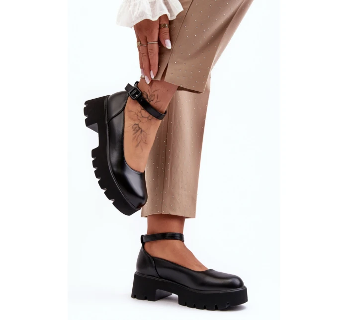 Polobotky na podpatku model 188509 Step in style Polobotky na podpatku model 188509 Step in style