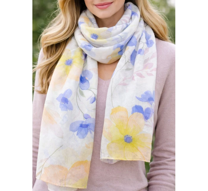 Šála model 22012083 Srdce a květiny - Noviti