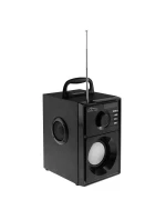 MEDIA-TECH BEZDRÁTOVÝ REPRODUKTOR BOOMBOX STŘÍBRNÝ 15W MRS MT3179