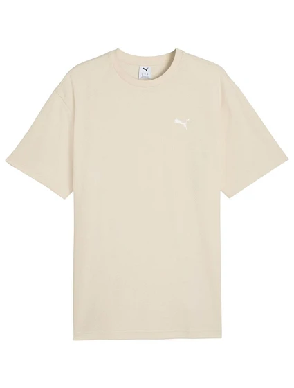 Pánské tričko ESS Elevated Relaxed Tee, béžové, model 22273519 87 - Puma Pánské tričko ESS Elevated Relaxed Tee, béžové, model 22273519 87 - Puma
