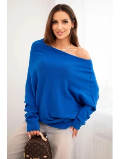 Dámský asymetrický svetr z viskózy model 21718737 - K-Fashion