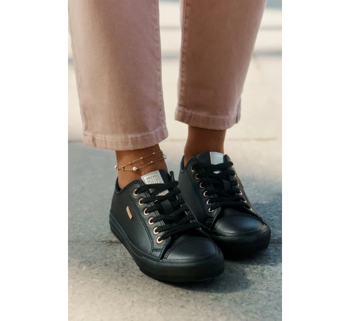 Dámské Tenisky Z Eko Kůže Big Star model 21693148 Černé - Big Star Shoes