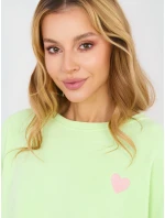 Mikina MJ BL Q2101.84 světle zelená