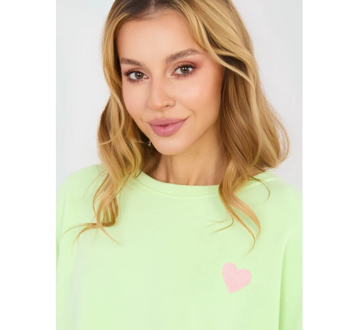 Mikina MJ BL Q2101.84 světle zelená