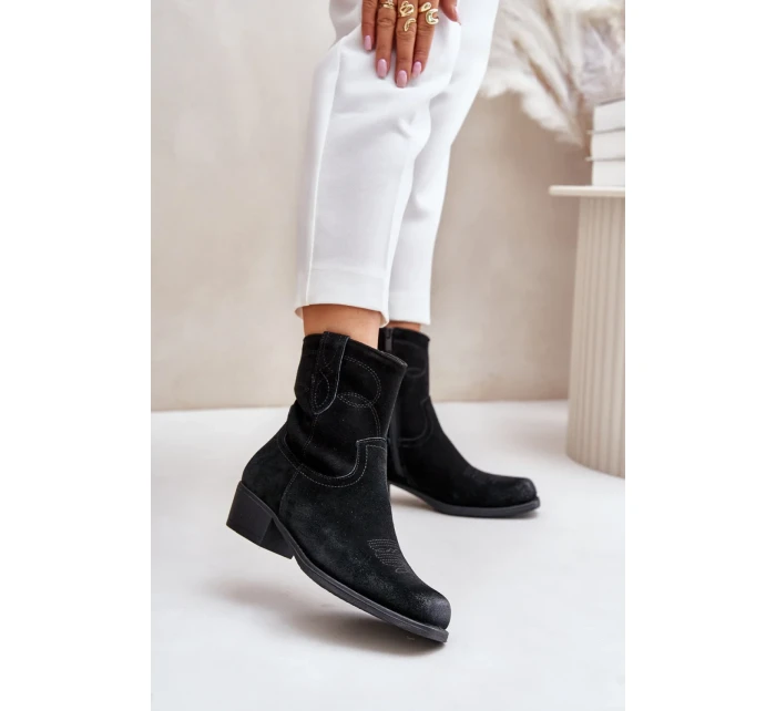 Boty na podpatku model 201694 Step in style Boty na podpatku model 201694 Step in style