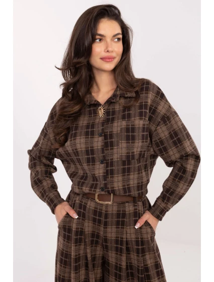 Košile s dlouhým rukávem  model 220040 Italy Moda