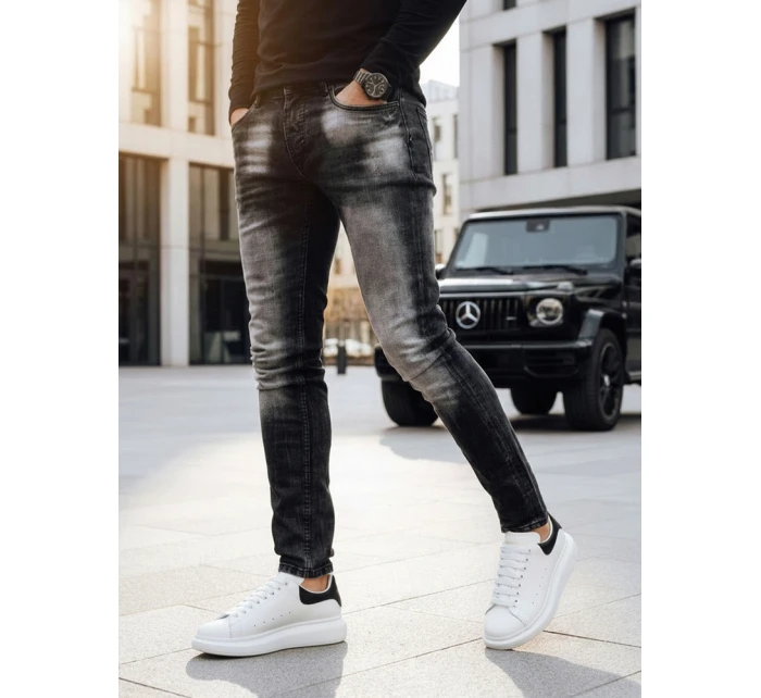 Pánské černé kalhoty model 21965164 - Dstreet