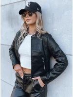 Dámská kožená bunda CHIC STYLE černá FashionStreet TY3897 Dámská kožená bunda CHIC STYLE černá FashionStreet TY3897