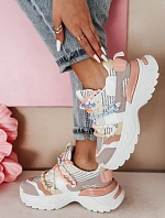 Dámské tenisky na vysoké platformě BEASTAR barevné FashionStreet ZY0832