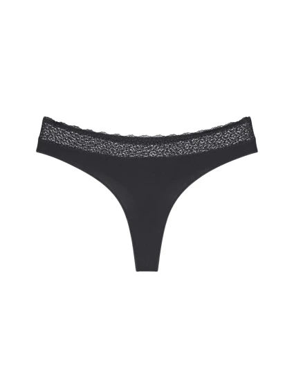 Dámská tanga Feel of Modal String 2P - BLACK - černá 0004 - TRIUMPH Dámská tanga Feel of Modal String 2P - BLACK - černá 0004 - TRIUMPH