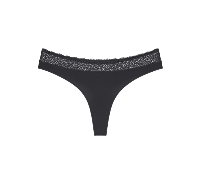 Dámská tanga Feel of Modal String 2P - BLACK - černá 0004 - TRIUMPH Dámská tanga Feel of Modal String 2P - BLACK - černá 0004 - TRIUMPH