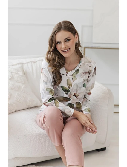 Pyžamo Taro 3615 Denisa, dlouhé rukávy, velikost M–XL, Z26