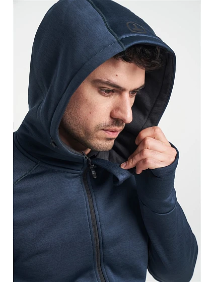 Hoodie Zip Men Pánská mikina s kapucí blue model 22470606 - Tenson Hoodie Zip Men Pánská mikina s kapucí blue model 22470606 - Tenson