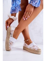 Dámské nazouvací espadrilky bílé model 21580129 - Boto