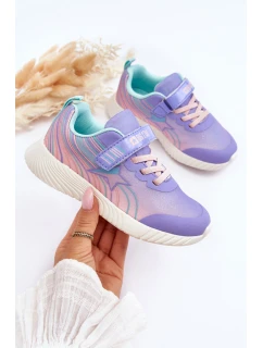 Lehké Dětské Sportovní Boty Memory Foam System Big Star model 21626781 Fialové - Big Star Shoes