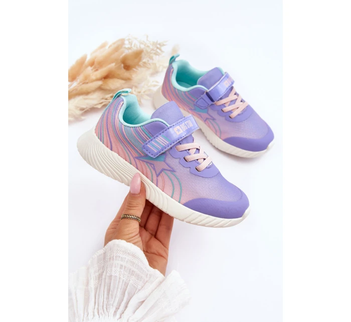 Lehké Dětské Sportovní Boty Memory Foam System Big Star model 21626781 Fialové - Big Star Shoes