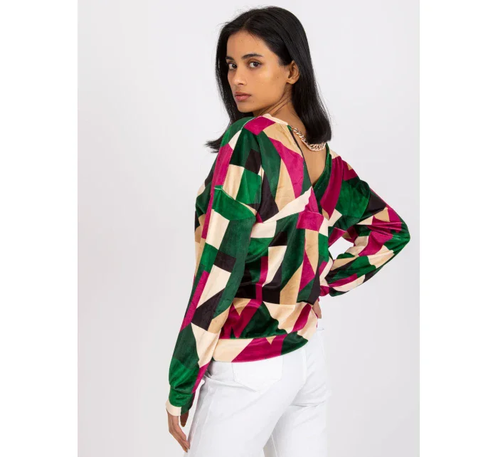 Halenka DHJ BZ 6550.74P tmavě zelená