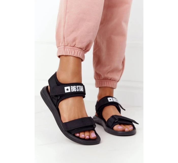 Dámské sportovní sandále Big Star - černé Dámské sportovní sandále Big Star - černé