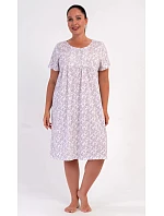 Dámská noční košile s krátkým rukávem model 22405309 - Vienetta Dámská noční košile s krátkým rukávem model 22405309 - Vienetta