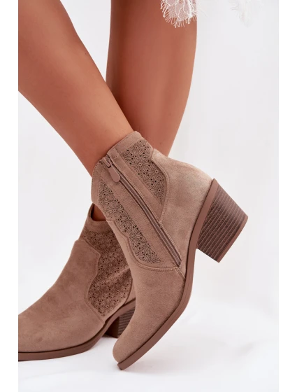 Boty na podpatku  model 224428 Step in style