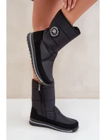 Dámské sněhule se zipem Progress model 21602451 Černé - Boto