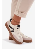 Dámské nízké tenisky černobílé model 21951691 - Boto Dámské nízké tenisky černobílé model 21951691 - Boto