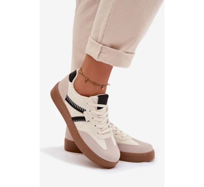 Dámské nízké tenisky černobílé model 21951691 - Boto Dámské nízké tenisky černobílé model 21951691 - Boto