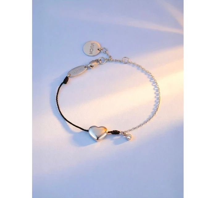 Náramek VUCH Shiny Heart Black Náramek VUCH Shiny Heart Black