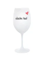 Vlastní text na sklenici