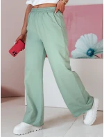 Dámské tepláky se širokými nohavicemi DRESLINA mint FashionStreet UY2690 Dámské tepláky se širokými nohavicemi DRESLINA mint FashionStreet UY2690