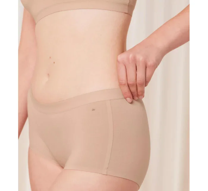 Dámské kalhotky Smart Natural Boyshort - BROWN - béžové 00EP - TRIUMPH Dámské kalhotky Smart Natural Boyshort - BROWN - béžové 00EP - TRIUMPH