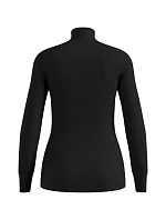 Dámské tričko BL TOP s model 22096738 výstřihem l/s ACTIVE WARM ECO velikost S Black - ODLO